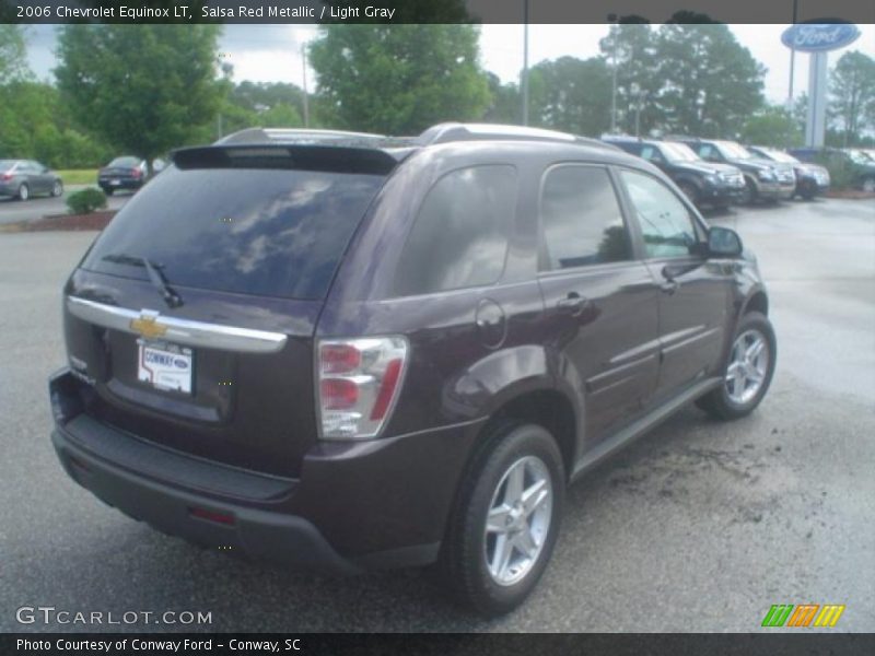 Salsa Red Metallic / Light Gray 2006 Chevrolet Equinox LT