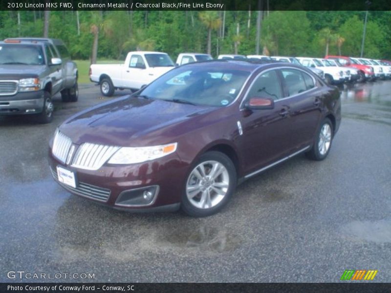 Cinnamon Metallic / Charcoal Black/Fine Line Ebony 2010 Lincoln MKS FWD
