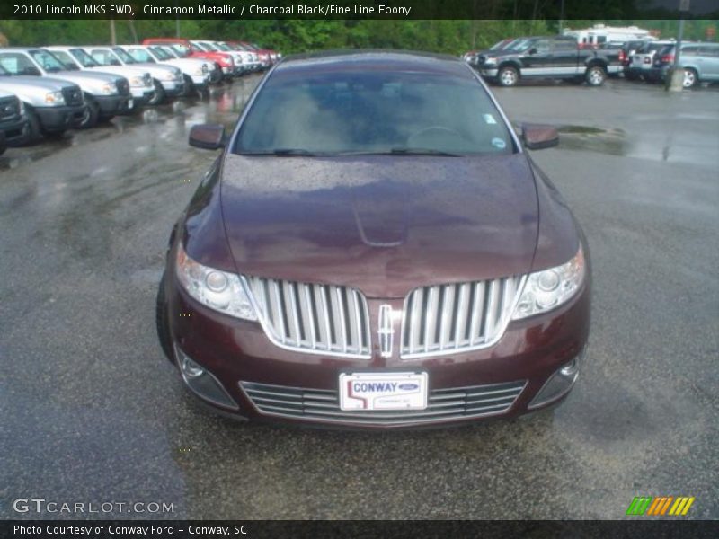 Cinnamon Metallic / Charcoal Black/Fine Line Ebony 2010 Lincoln MKS FWD