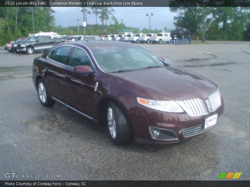 Cinnamon Metallic / Charcoal Black/Fine Line Ebony 2010 Lincoln MKS FWD