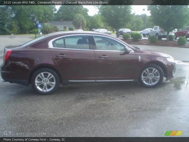 Cinnamon Metallic / Charcoal Black/Fine Line Ebony 2010 Lincoln MKS FWD