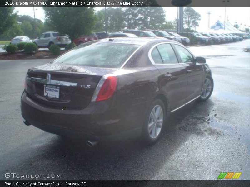 Cinnamon Metallic / Charcoal Black/Fine Line Ebony 2010 Lincoln MKS FWD