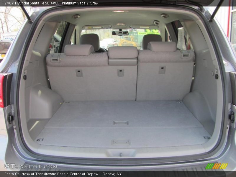Platinum Sage / Gray 2007 Hyundai Santa Fe SE 4WD