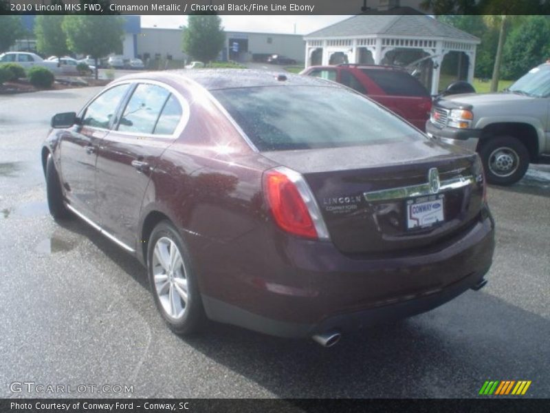 Cinnamon Metallic / Charcoal Black/Fine Line Ebony 2010 Lincoln MKS FWD