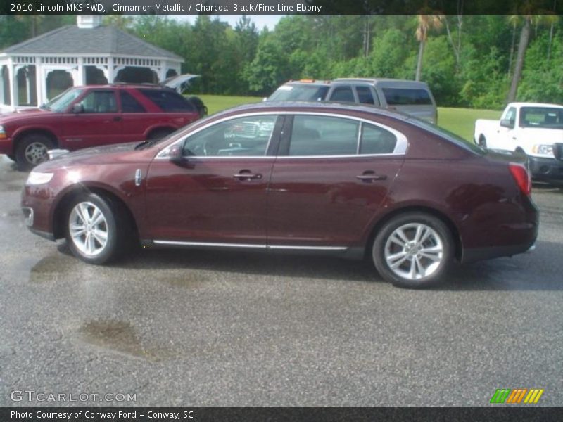 Cinnamon Metallic / Charcoal Black/Fine Line Ebony 2010 Lincoln MKS FWD