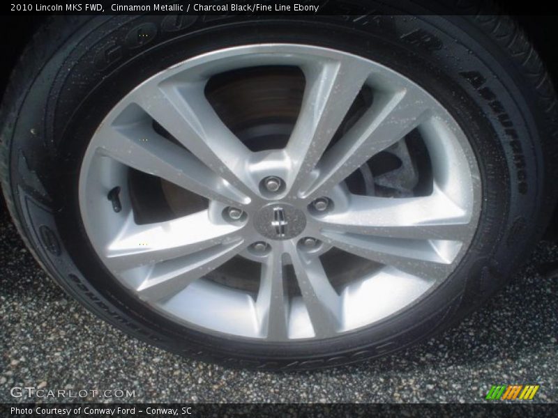 Cinnamon Metallic / Charcoal Black/Fine Line Ebony 2010 Lincoln MKS FWD