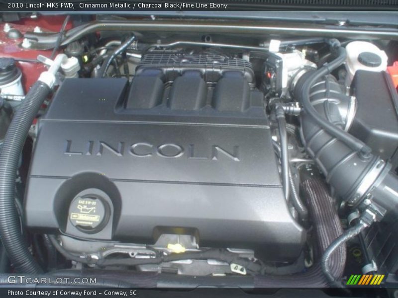 Cinnamon Metallic / Charcoal Black/Fine Line Ebony 2010 Lincoln MKS FWD