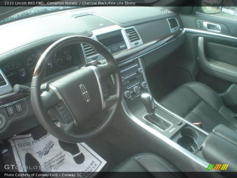 Cinnamon Metallic / Charcoal Black/Fine Line Ebony 2010 Lincoln MKS FWD