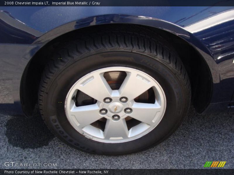 Imperial Blue Metallic / Gray 2008 Chevrolet Impala LT