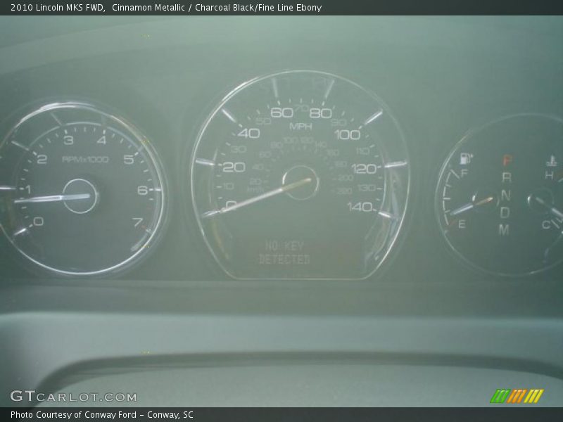 Cinnamon Metallic / Charcoal Black/Fine Line Ebony 2010 Lincoln MKS FWD