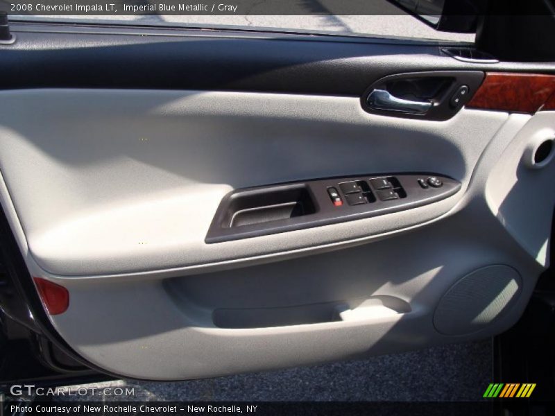 Imperial Blue Metallic / Gray 2008 Chevrolet Impala LT