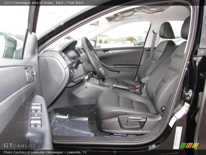 Black / Titan Black 2011 Volkswagen Jetta SE Sedan