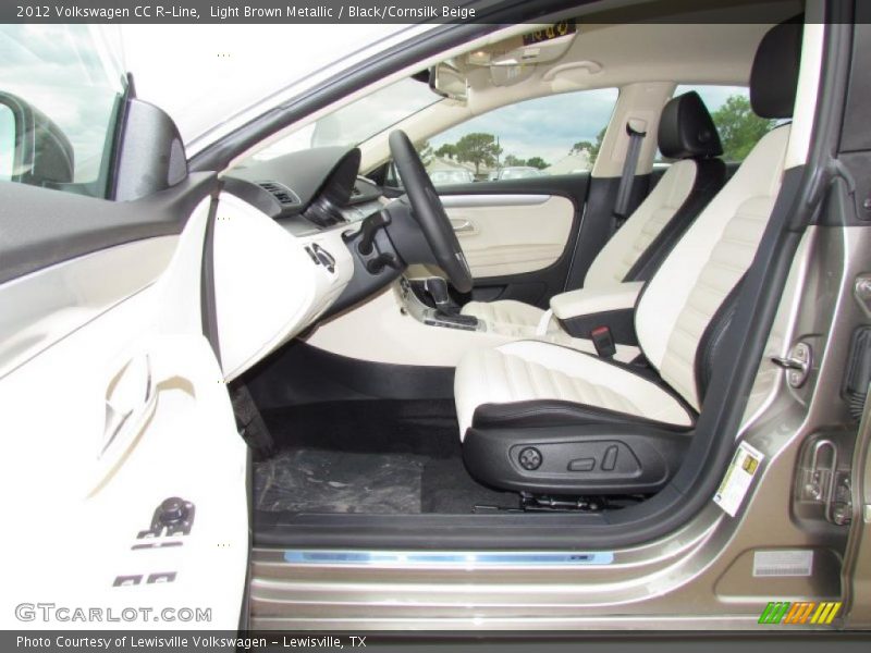  2012 CC R-Line Black/Cornsilk Beige Interior