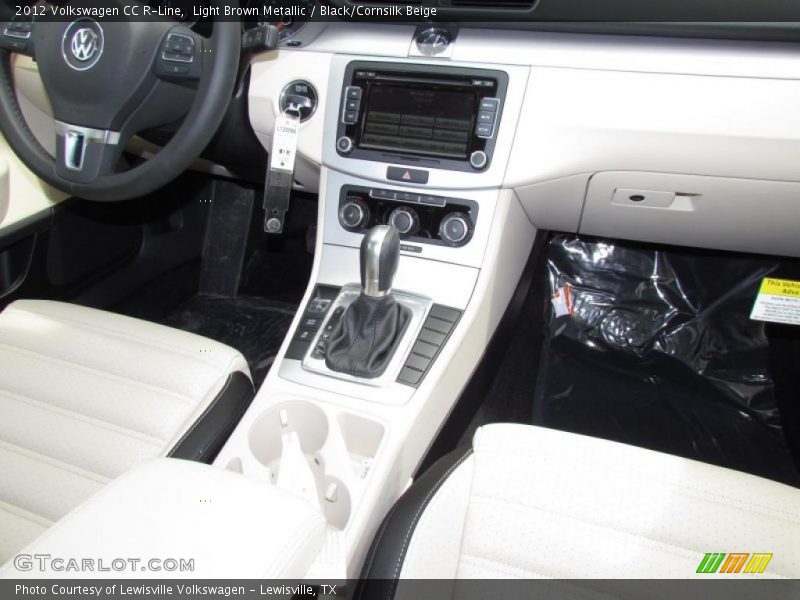 Light Brown Metallic / Black/Cornsilk Beige 2012 Volkswagen CC R-Line