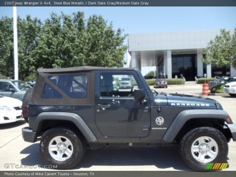 Steel Blue Metallic / Dark Slate Gray/Medium Slate Gray 2007 Jeep Wrangler X 4x4