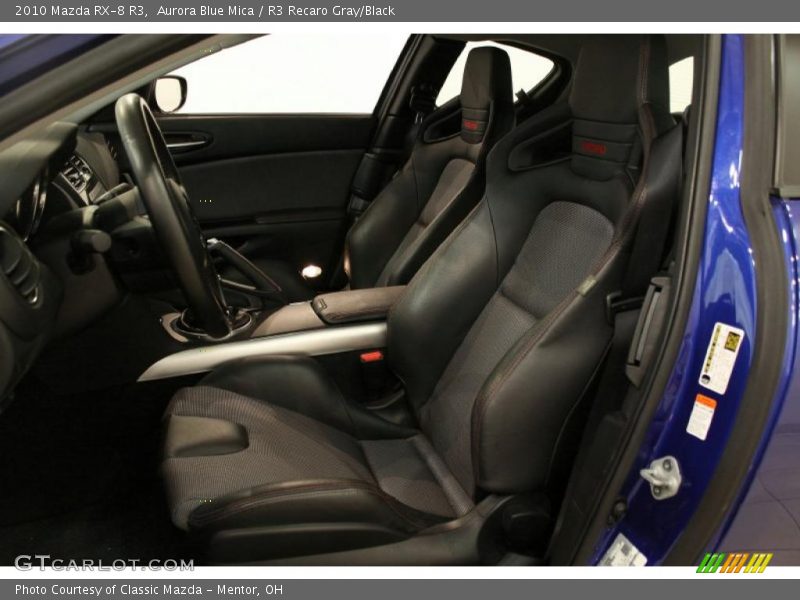  2010 RX-8 R3 R3 Recaro Gray/Black Interior