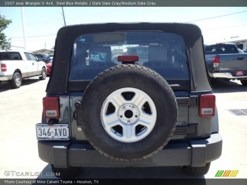 Steel Blue Metallic / Dark Slate Gray/Medium Slate Gray 2007 Jeep Wrangler X 4x4