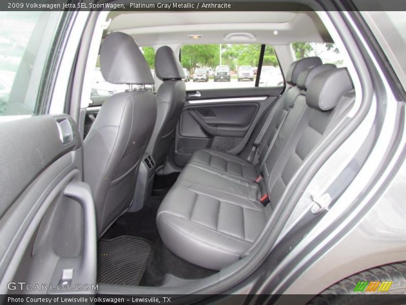  2009 Jetta SEL SportWagen Anthracite Interior