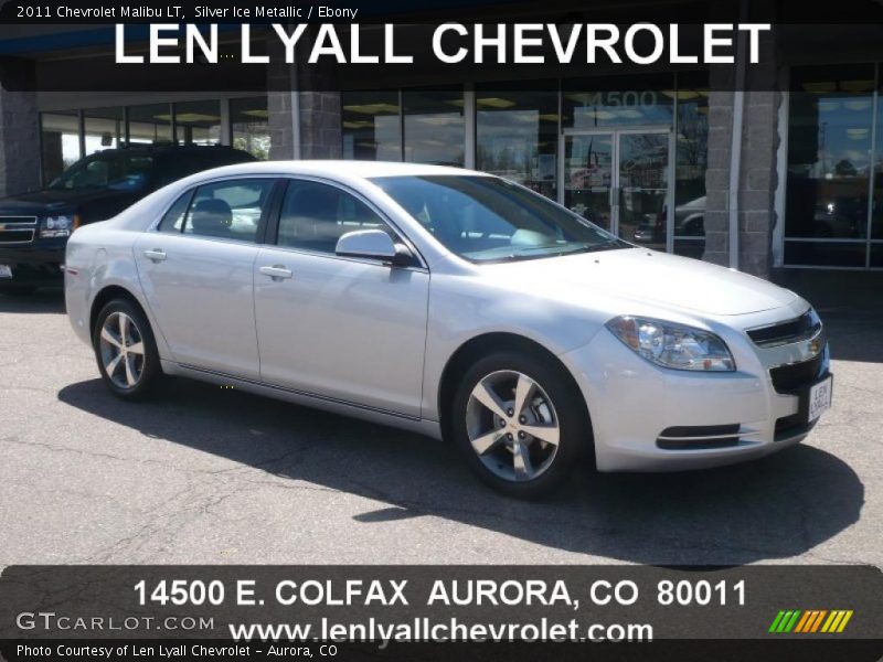 Silver Ice Metallic / Ebony 2011 Chevrolet Malibu LT