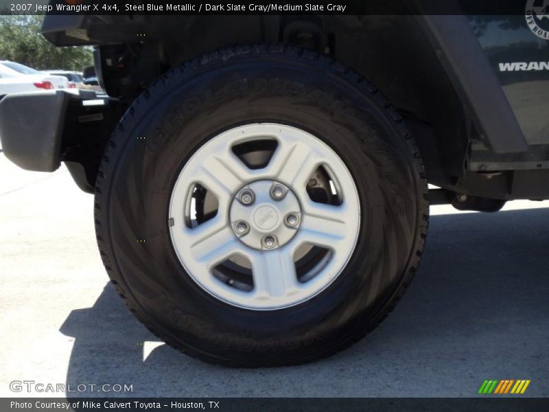 Steel Blue Metallic / Dark Slate Gray/Medium Slate Gray 2007 Jeep Wrangler X 4x4