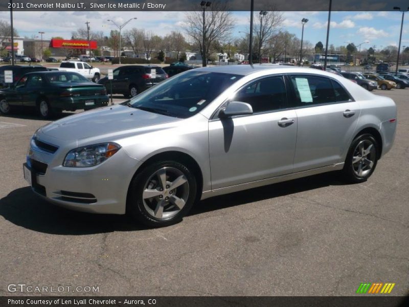 Silver Ice Metallic / Ebony 2011 Chevrolet Malibu LT