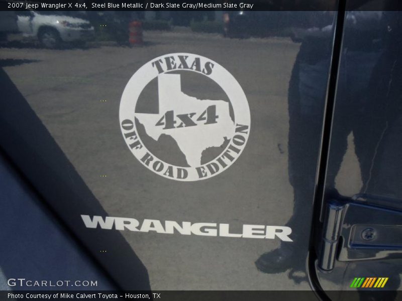 Steel Blue Metallic / Dark Slate Gray/Medium Slate Gray 2007 Jeep Wrangler X 4x4