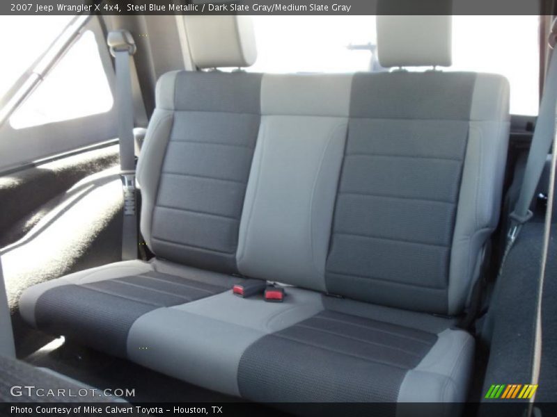 Steel Blue Metallic / Dark Slate Gray/Medium Slate Gray 2007 Jeep Wrangler X 4x4