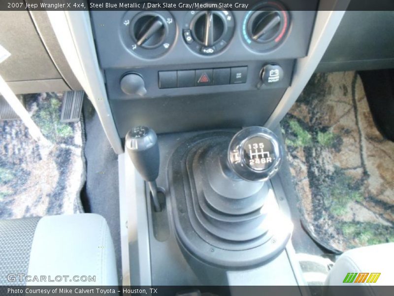 Steel Blue Metallic / Dark Slate Gray/Medium Slate Gray 2007 Jeep Wrangler X 4x4