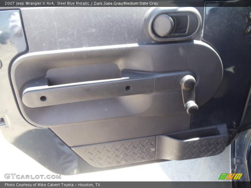Steel Blue Metallic / Dark Slate Gray/Medium Slate Gray 2007 Jeep Wrangler X 4x4