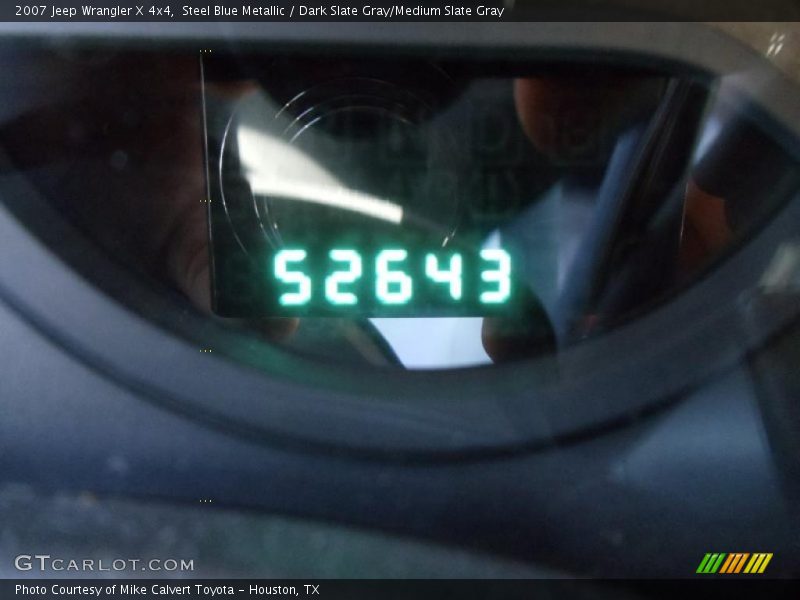 Steel Blue Metallic / Dark Slate Gray/Medium Slate Gray 2007 Jeep Wrangler X 4x4