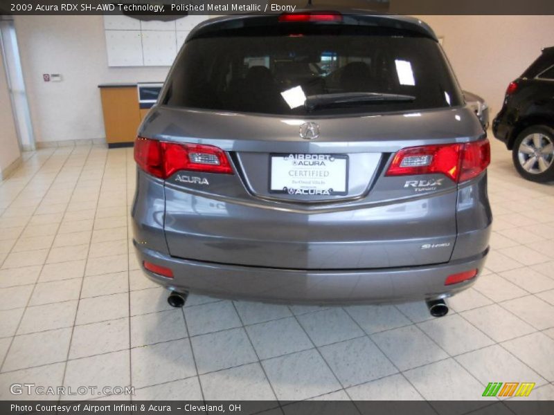 Polished Metal Metallic / Ebony 2009 Acura RDX SH-AWD Technology