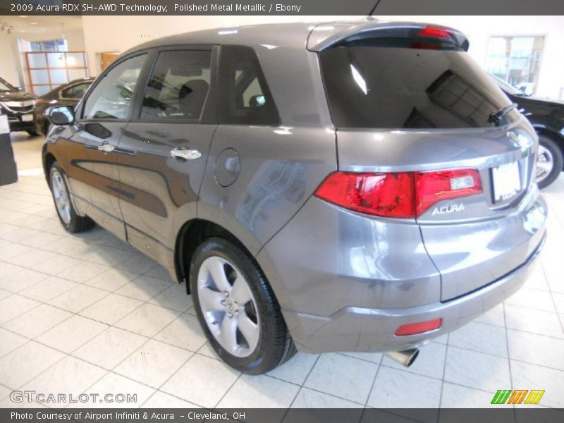Polished Metal Metallic / Ebony 2009 Acura RDX SH-AWD Technology