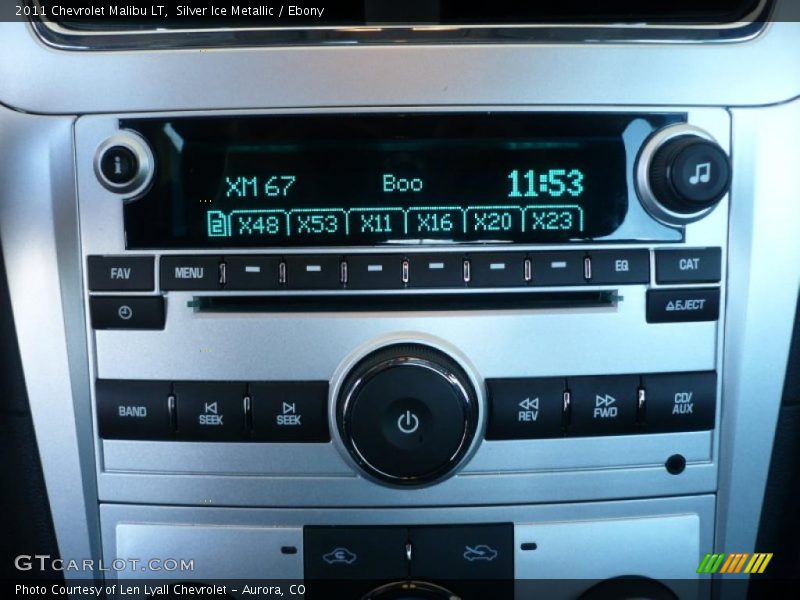 Silver Ice Metallic / Ebony 2011 Chevrolet Malibu LT