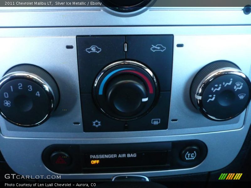 Silver Ice Metallic / Ebony 2011 Chevrolet Malibu LT