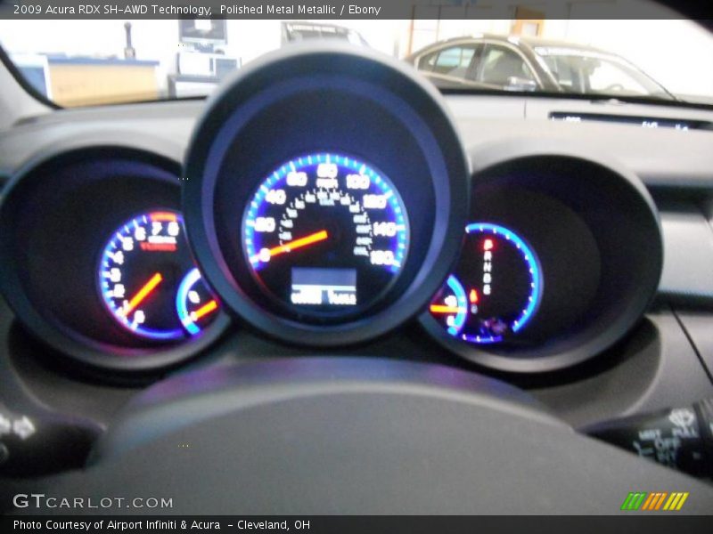 Polished Metal Metallic / Ebony 2009 Acura RDX SH-AWD Technology