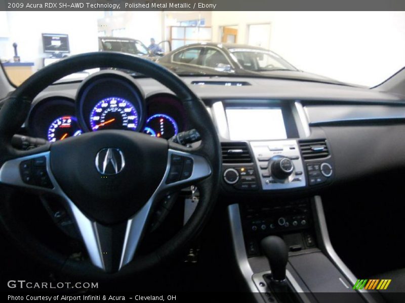 Polished Metal Metallic / Ebony 2009 Acura RDX SH-AWD Technology