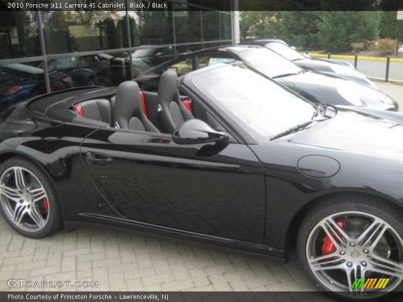 Black / Black 2010 Porsche 911 Carrera 4S Cabriolet