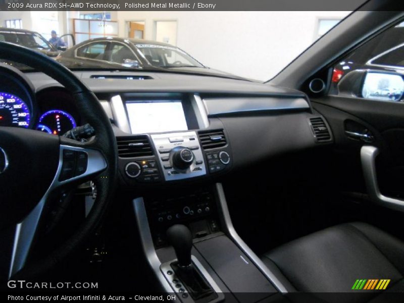 Polished Metal Metallic / Ebony 2009 Acura RDX SH-AWD Technology