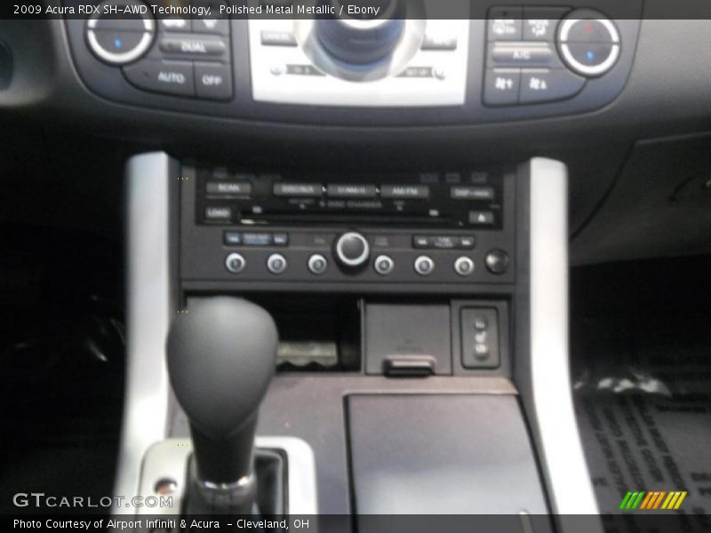 Polished Metal Metallic / Ebony 2009 Acura RDX SH-AWD Technology