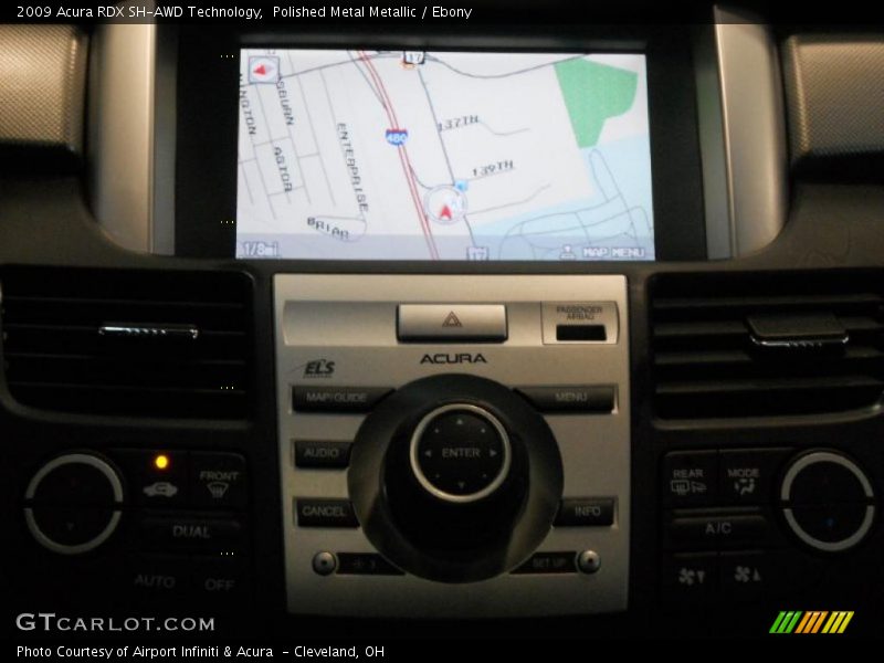 Polished Metal Metallic / Ebony 2009 Acura RDX SH-AWD Technology