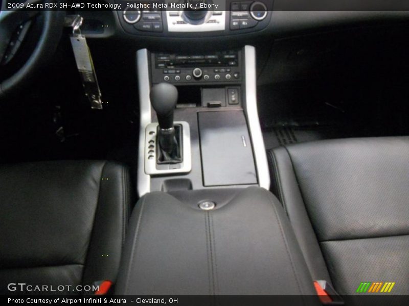 Polished Metal Metallic / Ebony 2009 Acura RDX SH-AWD Technology