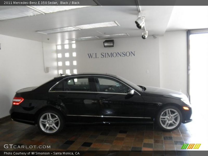 Black / Black 2011 Mercedes-Benz E 350 Sedan