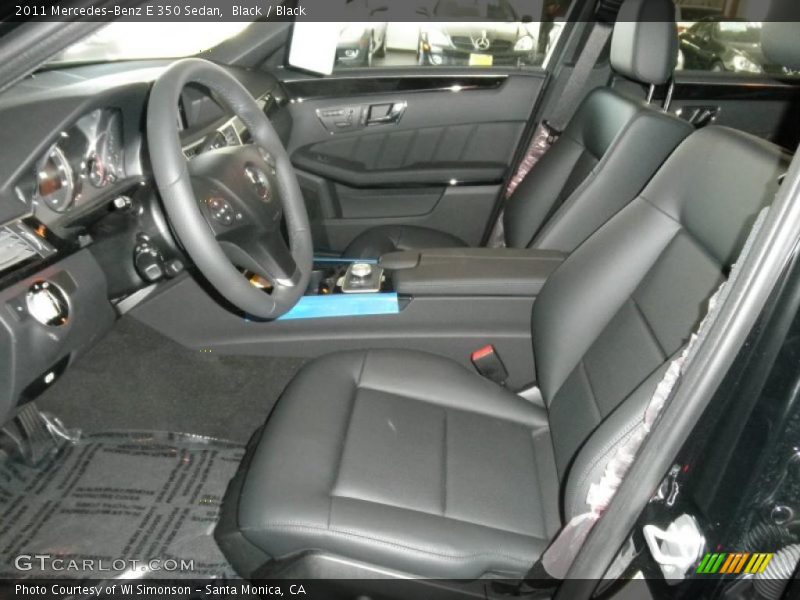 Black / Black 2011 Mercedes-Benz E 350 Sedan
