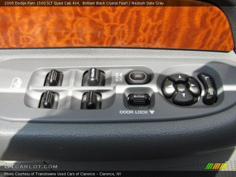 Brilliant Black Crystal Pearl / Medium Slate Gray 2006 Dodge Ram 1500 SLT Quad Cab 4x4