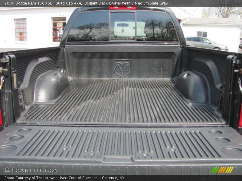 Brilliant Black Crystal Pearl / Medium Slate Gray 2006 Dodge Ram 1500 SLT Quad Cab 4x4