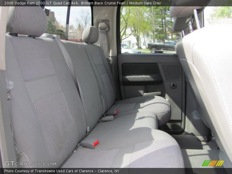 Brilliant Black Crystal Pearl / Medium Slate Gray 2006 Dodge Ram 1500 SLT Quad Cab 4x4