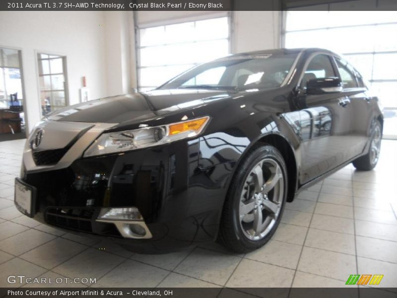 Crystal Black Pearl / Ebony Black 2011 Acura TL 3.7 SH-AWD Technology