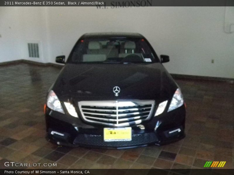 Black / Almond/Black 2011 Mercedes-Benz E 350 Sedan