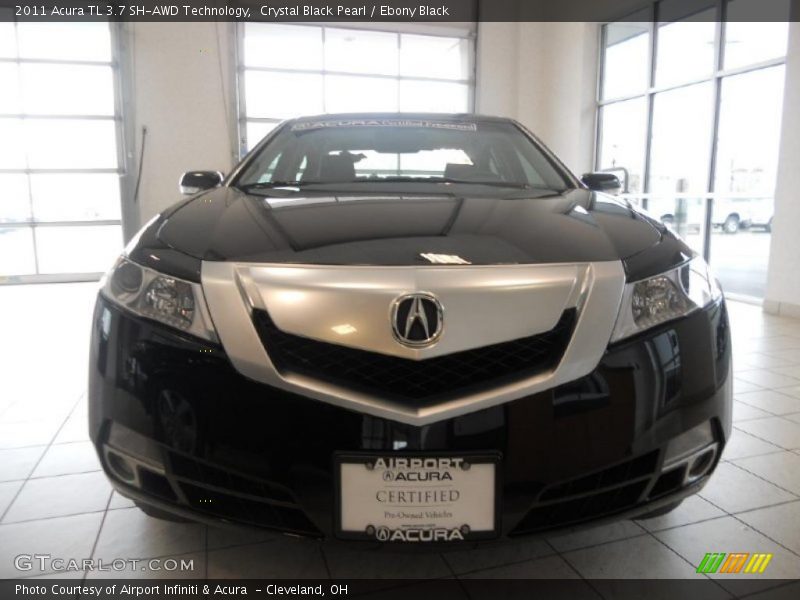 Crystal Black Pearl / Ebony Black 2011 Acura TL 3.7 SH-AWD Technology