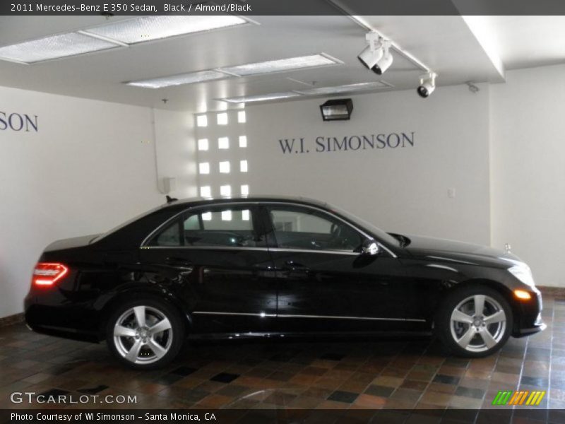 Black / Almond/Black 2011 Mercedes-Benz E 350 Sedan